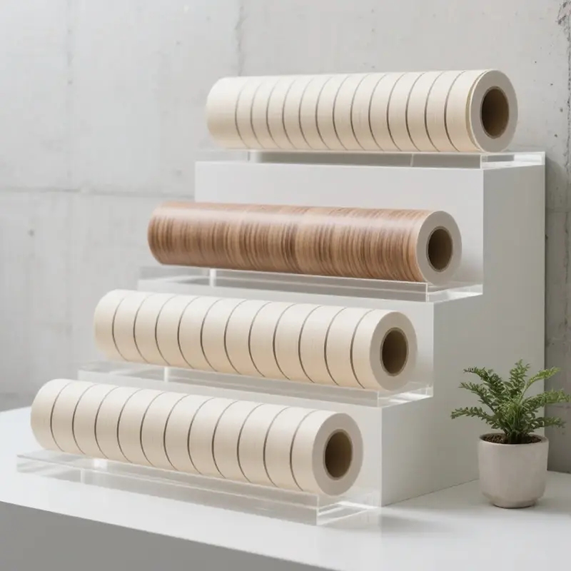 Filme decorativo de grans de madeira de fábrica