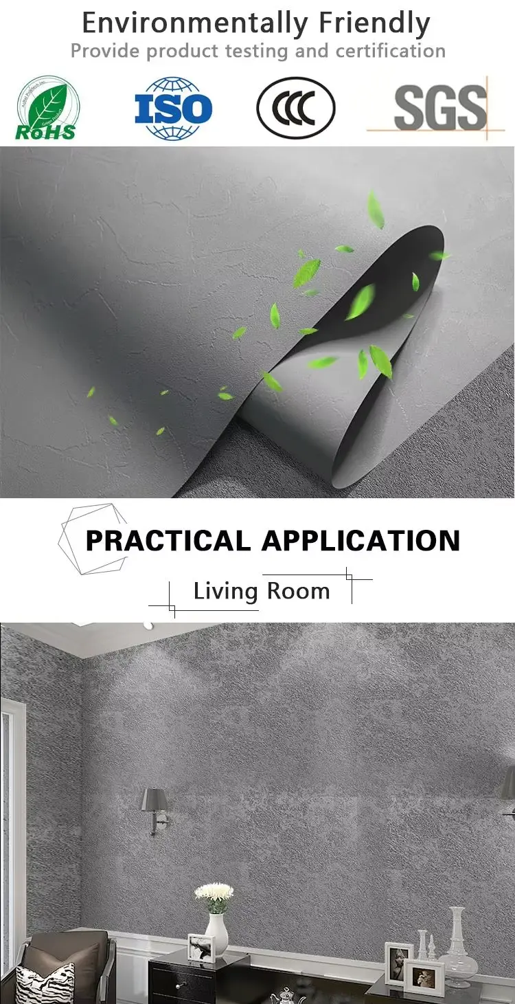 Stone Texture Pvc Laminate Wall Decoration Film