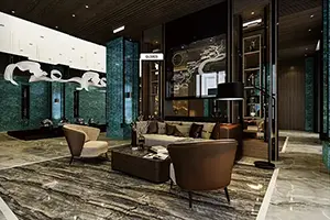 Roll de película de PVC/Pet Film de mármore non autoadhive