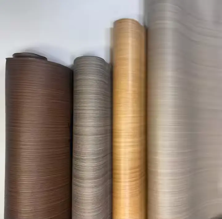 PVC Decorative Film Woodgrain Color Plil para porta